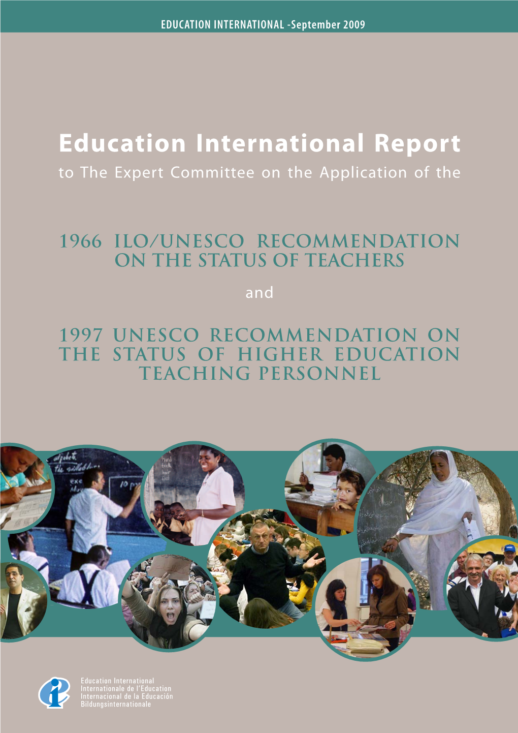 Education International Report to the Expert Committee on the Application of The