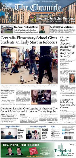 Centralia Elementary School Gives Students an Early Start in Robotics