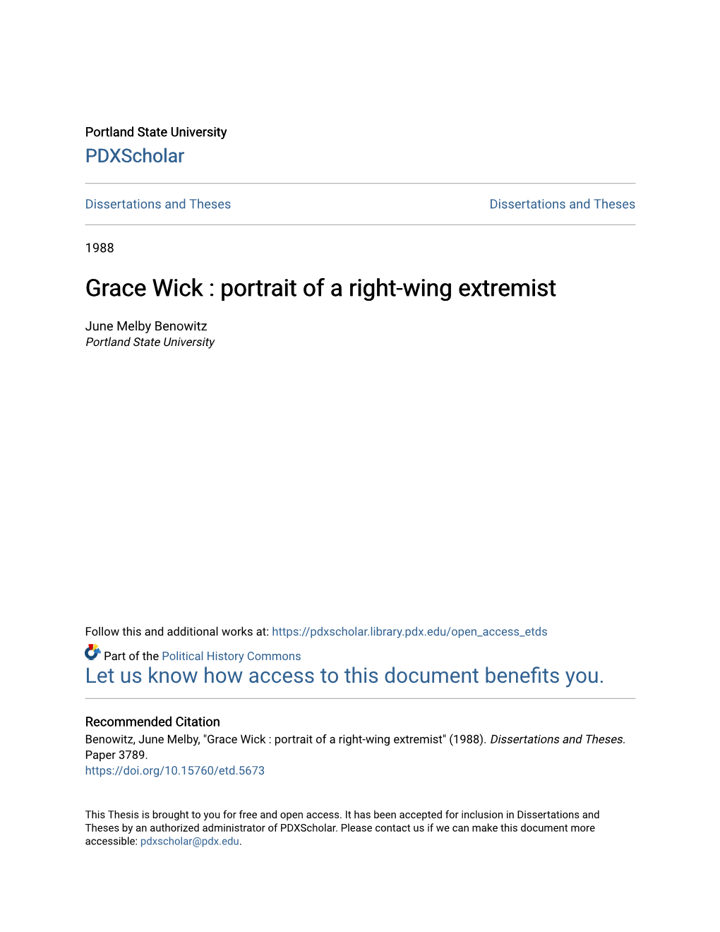 Grace Wick : Portrait of a Right-Wing Extremist