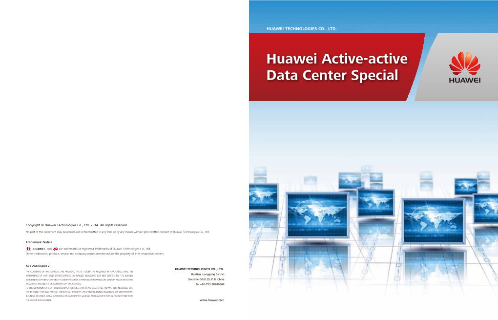 Huawei Active-Active Data Center Special