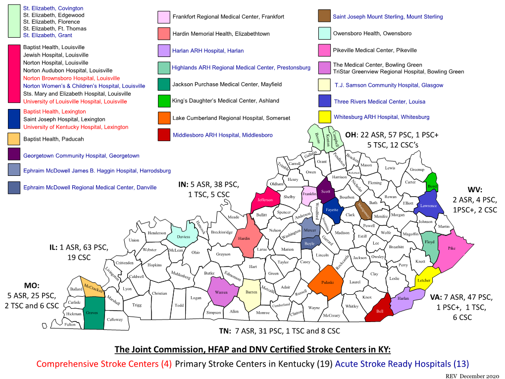 Primary Stroke Centers-DEC2017.Pdf