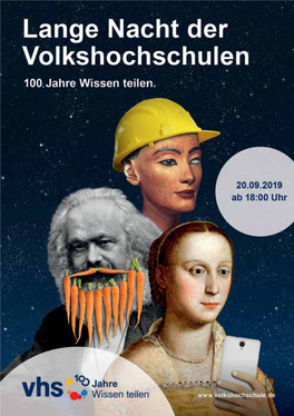 100 Jahre Volkshochschule – Wir Feiern Gemeinsam!