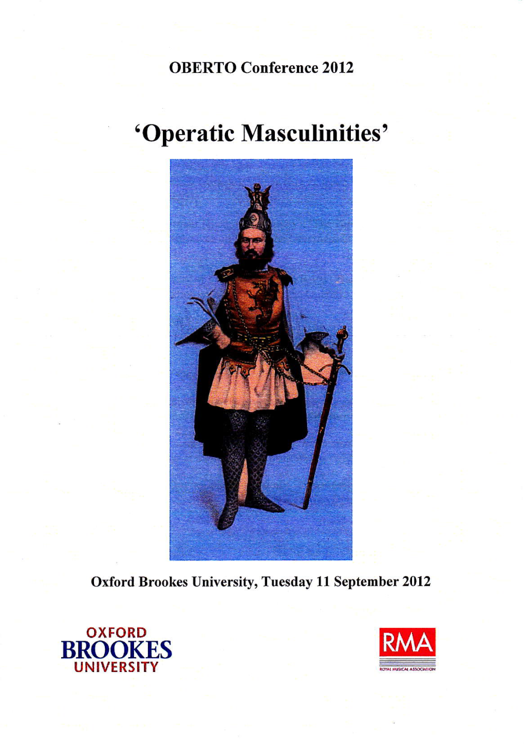 ' Operatic Masculinities'