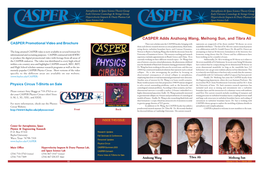 CASPER Newsletterwinter2003