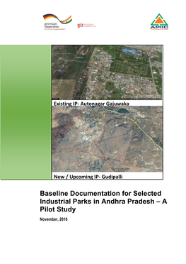 Baseline Documentation for Selected Industrial Parks in Andhra Pradesh – a Pilot Study