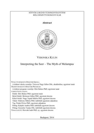 The Myth of Melampus