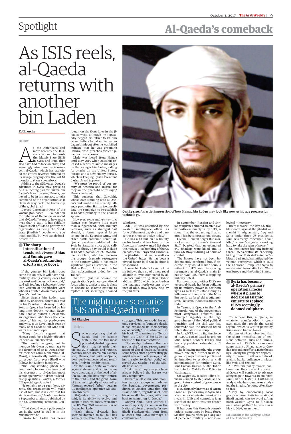 As ISIS Reels, Al-Qaeda Returns with Another Bin Laden