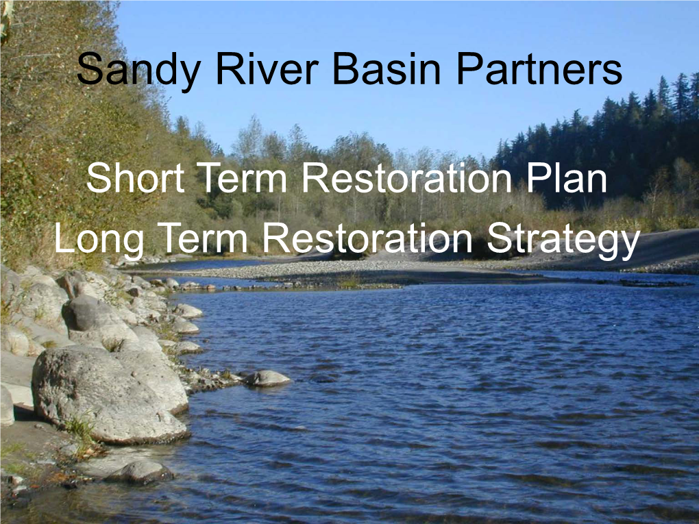 Sandy River Basin Partners