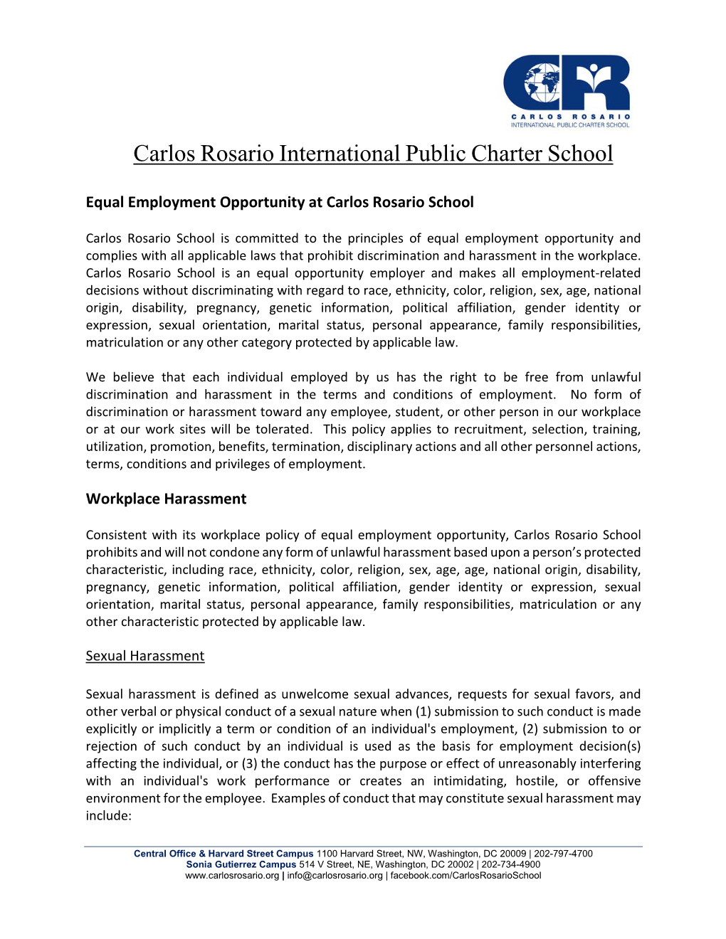 Carlos Rosario International Public Charter School