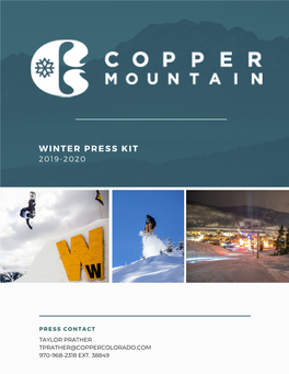 Winter Press Kit 2019-2020