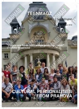 Teenmagz Cultural Personalities from Prahova