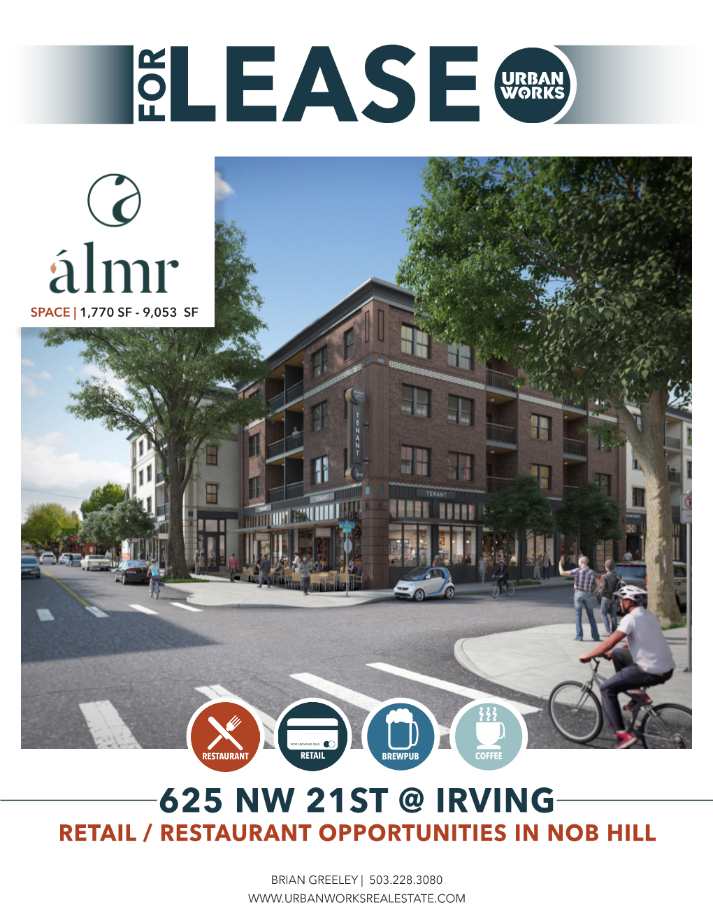 625 Nw 21St @ Irving Retail / Restaurant Opportunities in Nob Hill