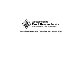 Operational Response Overview September 2015