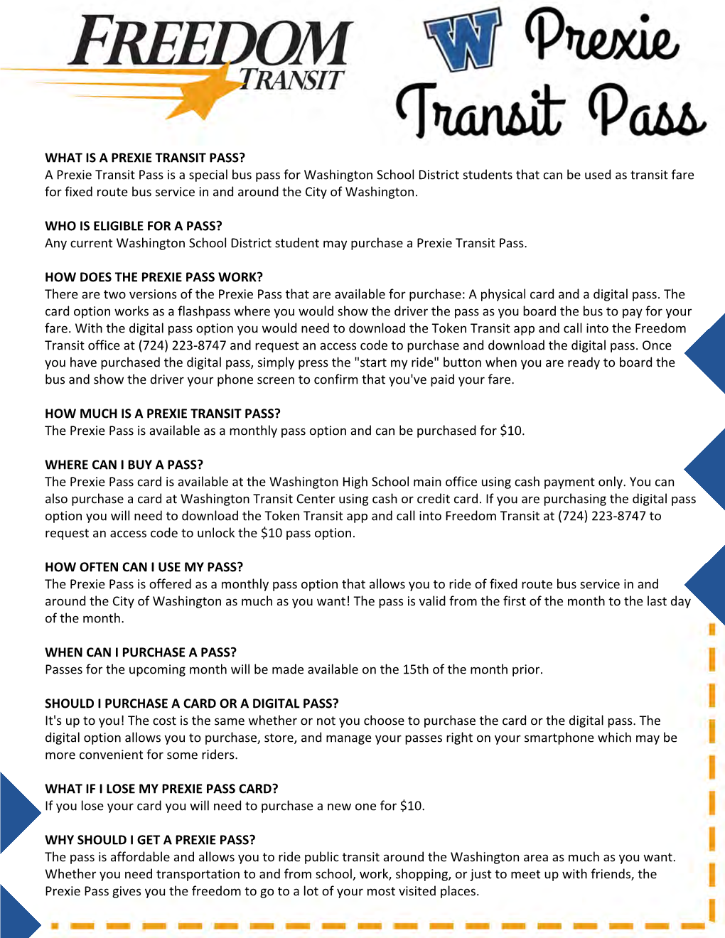 What Is a Prexie Transit Pass?