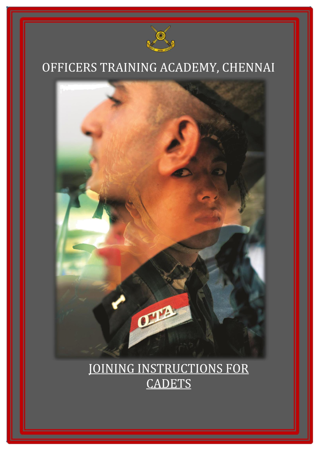 Officers Training Academy, Chennai Joining