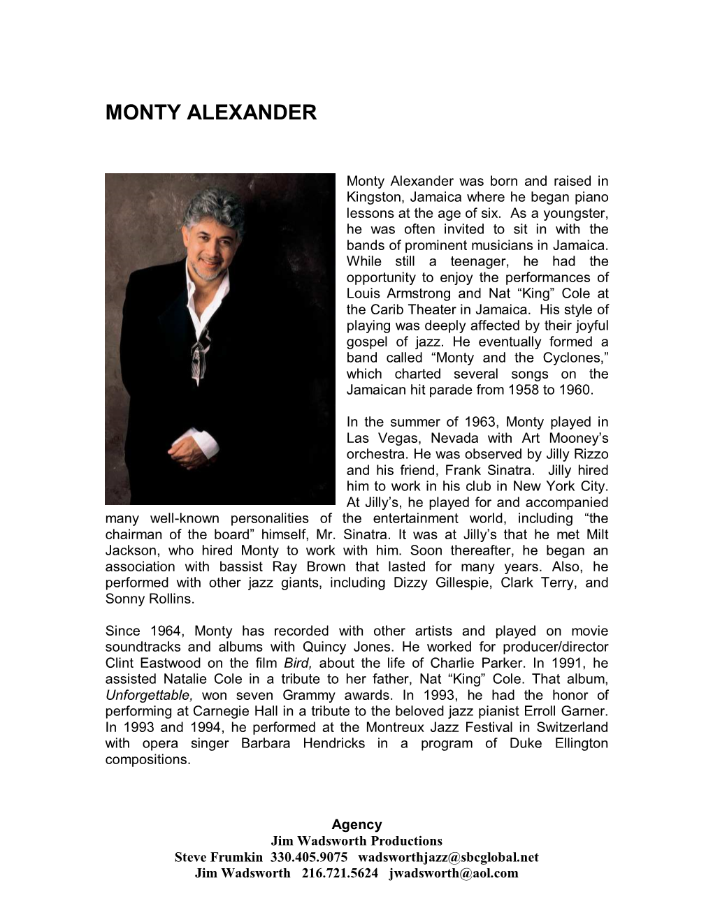 Monty Alexander JWP