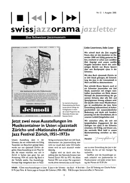 Swiss Jazzo Ra M a /Azz/Etter