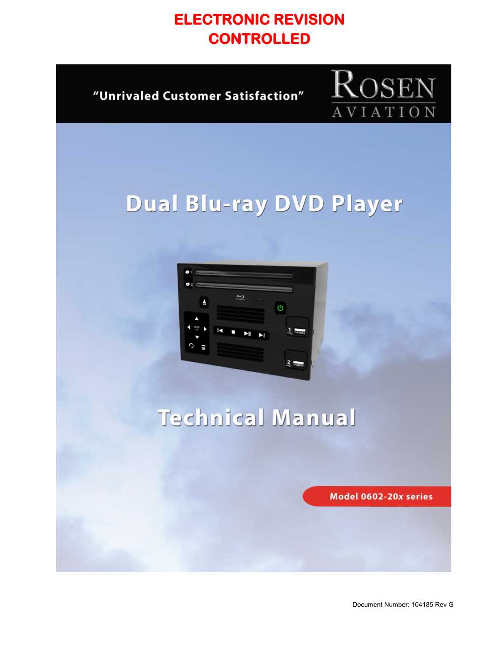 Dual Blu-Ray DVD Player Technical Manual