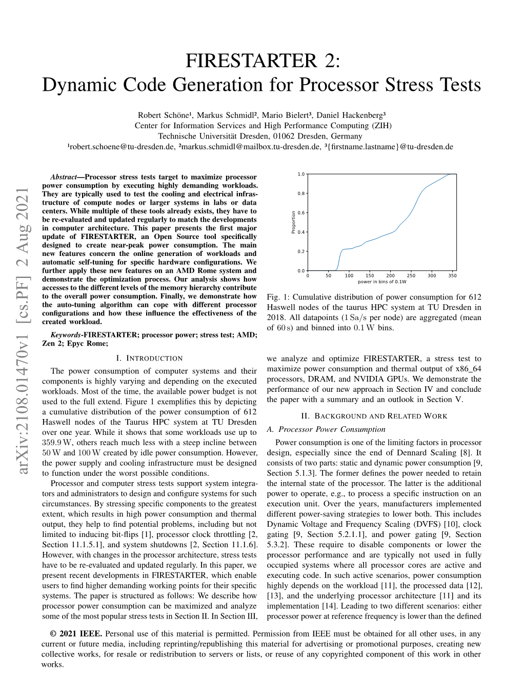 FIRESTARTER 2: Dynamic Code Generation for Processor Stress Tests