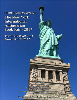The New York International Antiquarian Book Fair - 2017
