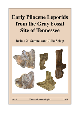 Early Pliocene Leporids from the Gray Fossil Site of Tennessee