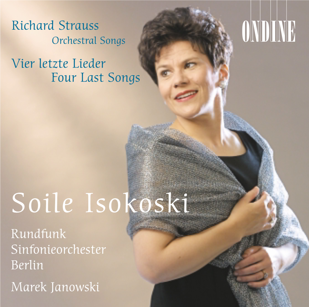 Soile Isokoski, 1 Das Rosenband, Op