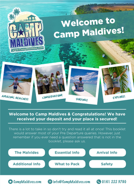 Camp Maldives!