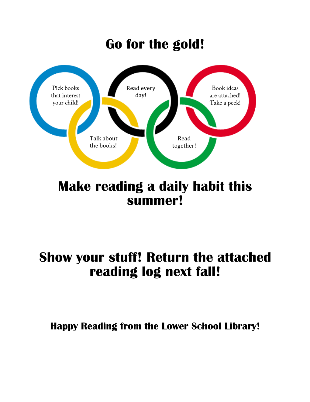 Make Reading a Daily Habit This Summer!