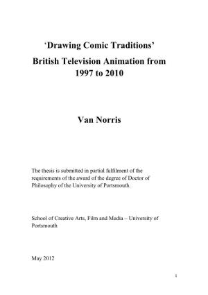 Drawing Comic Traditions’ British Television Animation from 1997 to 2010
