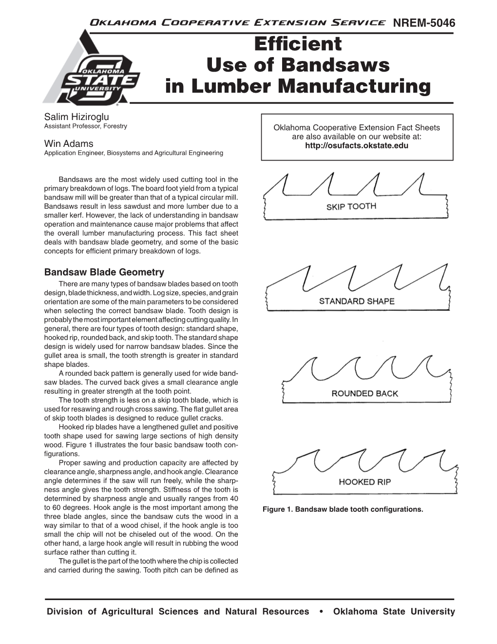 Efficient Use of Bandsaws in Lumber Manufacturing