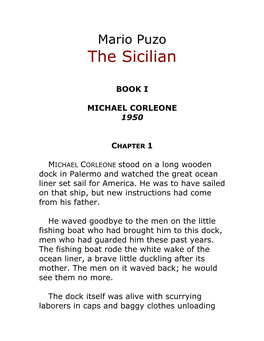 The Sicilian