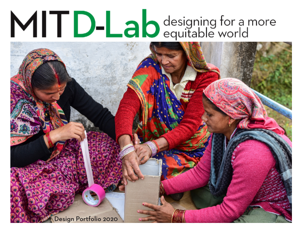 MIT D-Lab Design Portfolio 2020