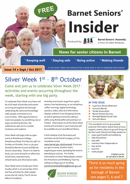 Barnet Seniors Insider 14