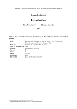 Niewoehnerscheffer2008-Comparative-Sociology-Special-Issue-Editorial.Pdf — Adobe