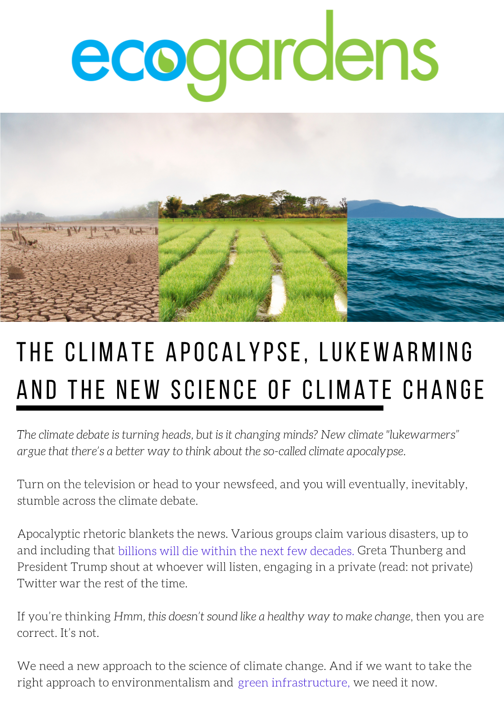 The Climate a Pocaly Pse, Lukew Arming and the New Science Of