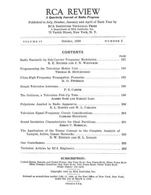 Orthicon RCA Review V4-2 1939 OCR.Pdf