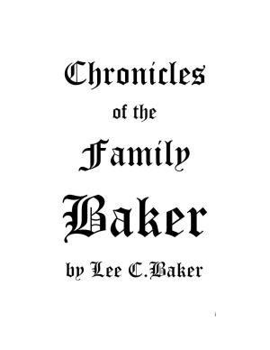 Chronicles of the Family Baker"