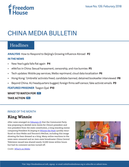 China Media Bulletin