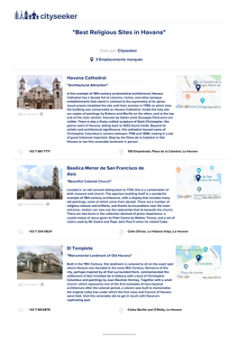 Best Religious Sites in Havana"