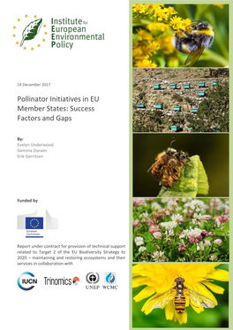 Pollinator Initiatives in EU Member States: Success Factors and Gaps