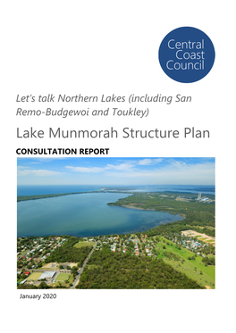 Consultation Report: Lets Talk Northern Lakes