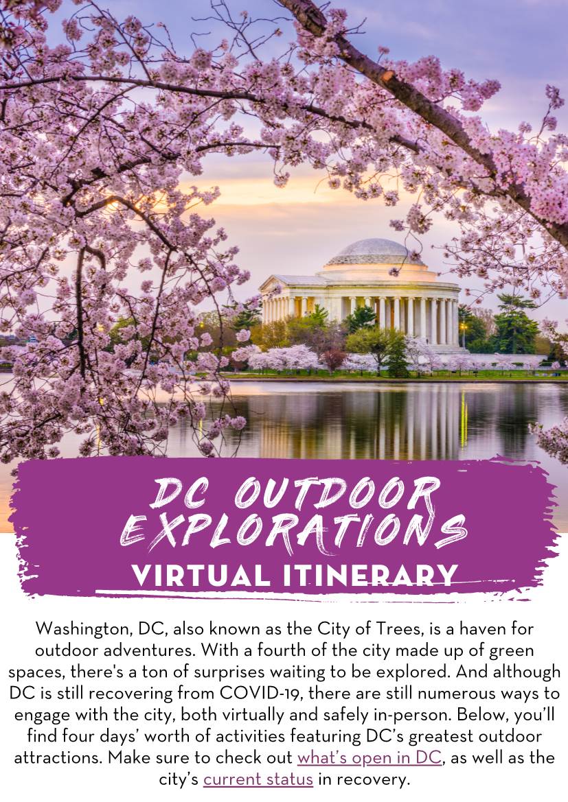 DC Outdoors Virtual Itinerary