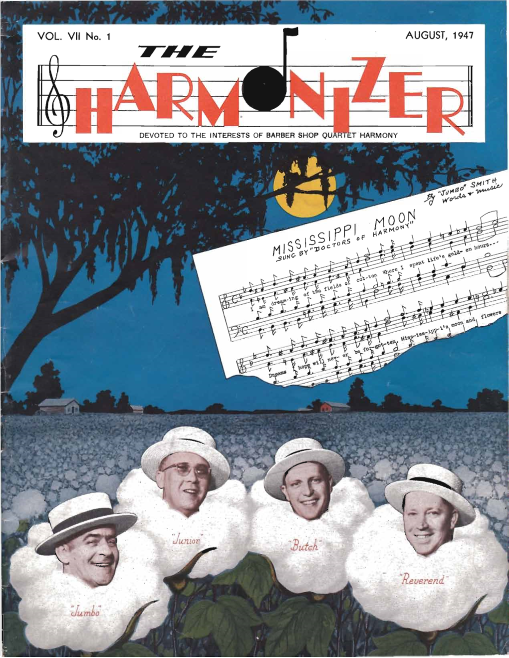 Harmonizer Vol07 No1 Aug1947.Pdf