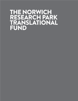 The Norwich Research Park Translational Fund