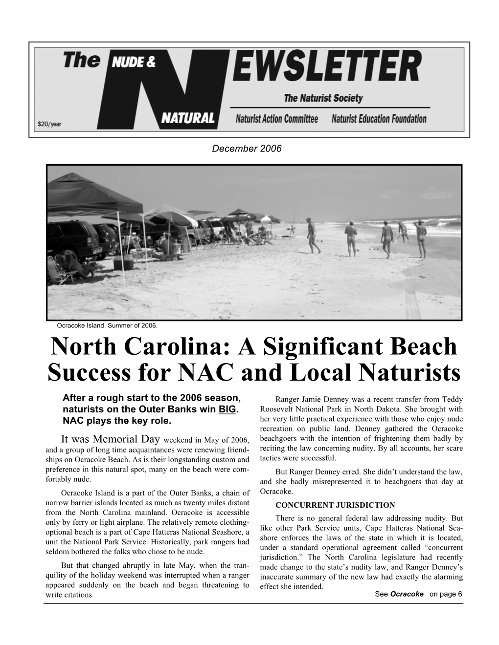 Nacletter DEC 2006