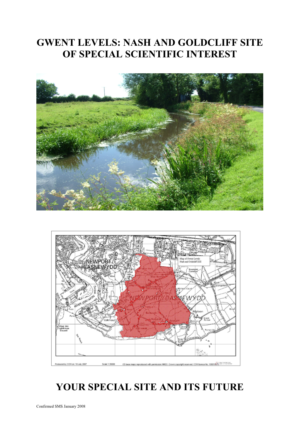 Gwent Levels: Nash and Goldcliff Site of Special Scientific Interest Your