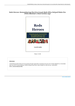 Download PDF // Reds Heroes: Remembering the Cincinnati Reds