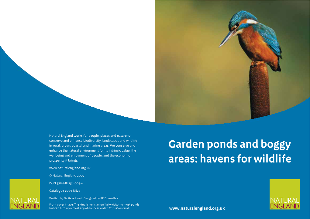 Garden Ponds and Boggy Areas: Havens for Wildlife
