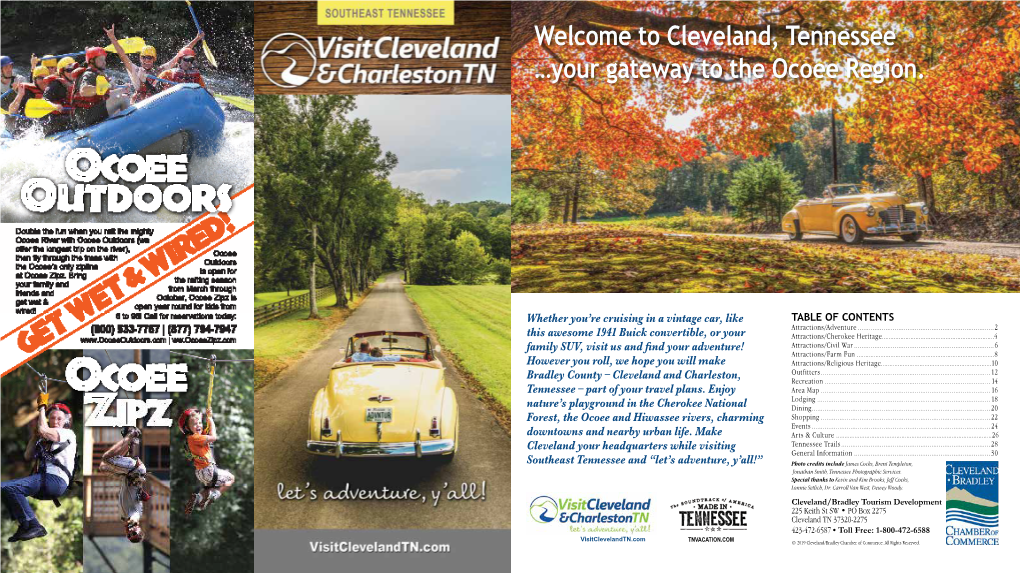 Welcome to Cleveland, Tennessee …Your Gateway to the Ocoee Region