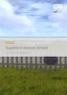 EGSG Stapleford Abbotts Airfield